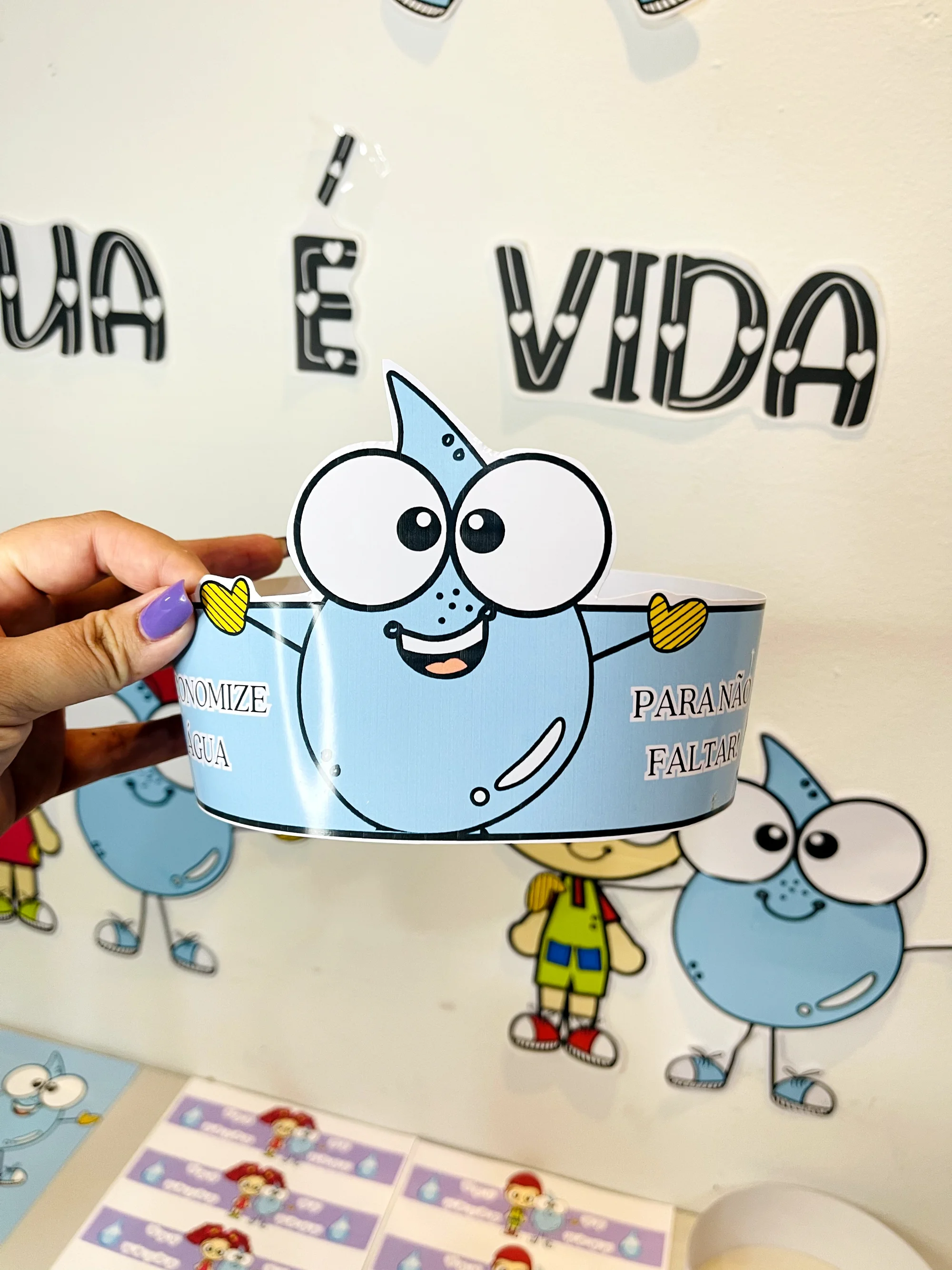 Kit Dia Mundial da Água – Atividades e Materiais para Conscientização — amostra 4: Kit educativo completo para trabalhar o…