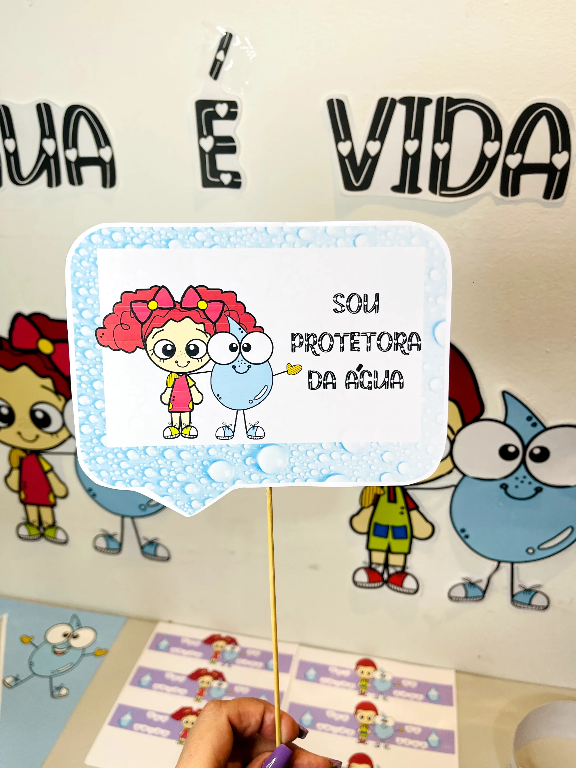 KIT DIA MUNDIAL DA ÁGUA – CONSCIENTIZAÇÃO- INFANTIL E ANOS INICIAIS — amostra 4: Com o Kit Dia Mundial da Água , você…