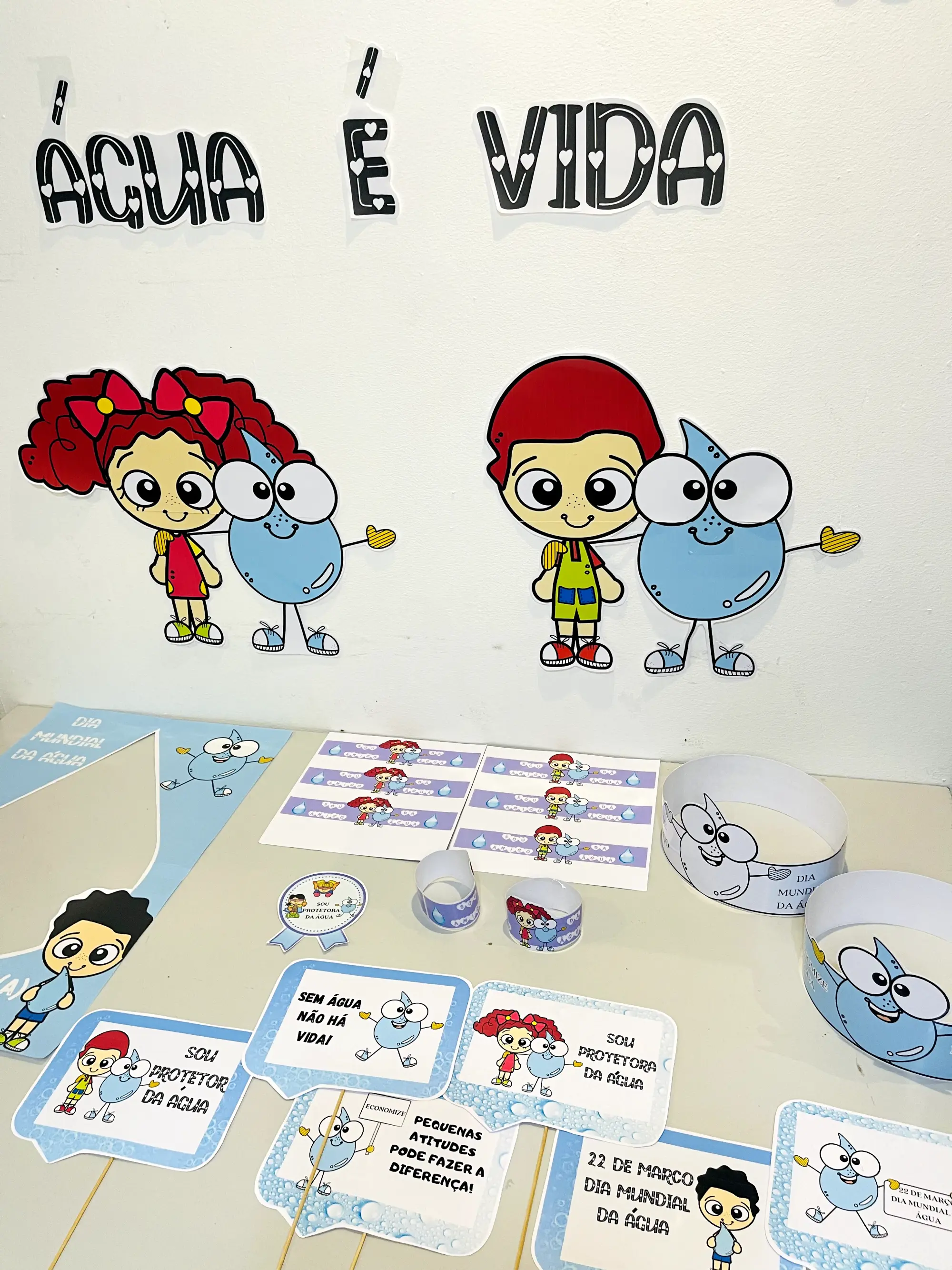 KIT DIA MUNDIAL DA ÁGUA – CONSCIENTIZAÇÃO- INFANTIL E ANOS INICIAIS — amostra 7: Com o Kit Dia Mundial da Água , você…