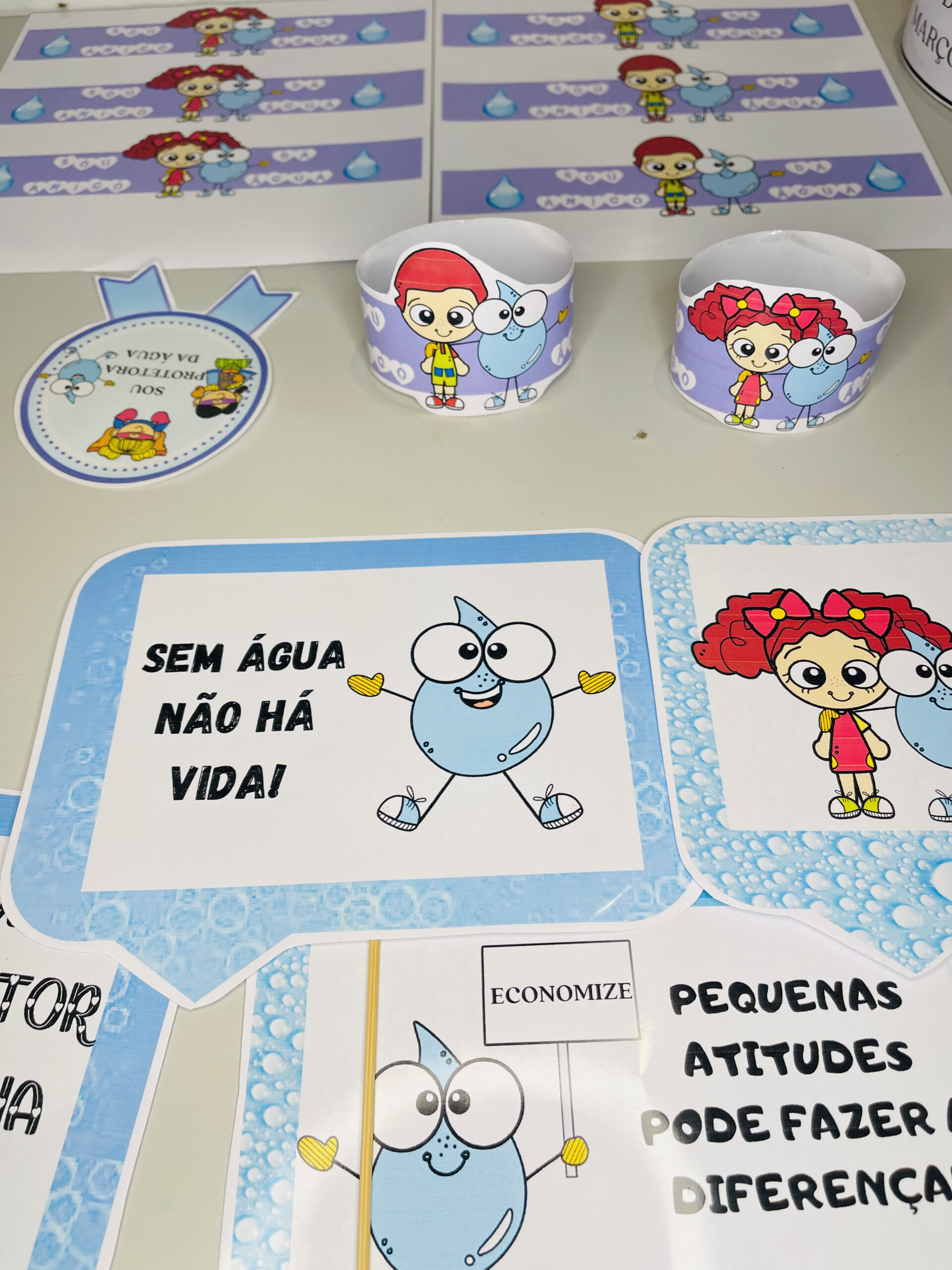 Kit dia mundial da água – Material Pedagógico — amostra 1: Sobre o KIT DIA MUNDIAL DA ÁGUA