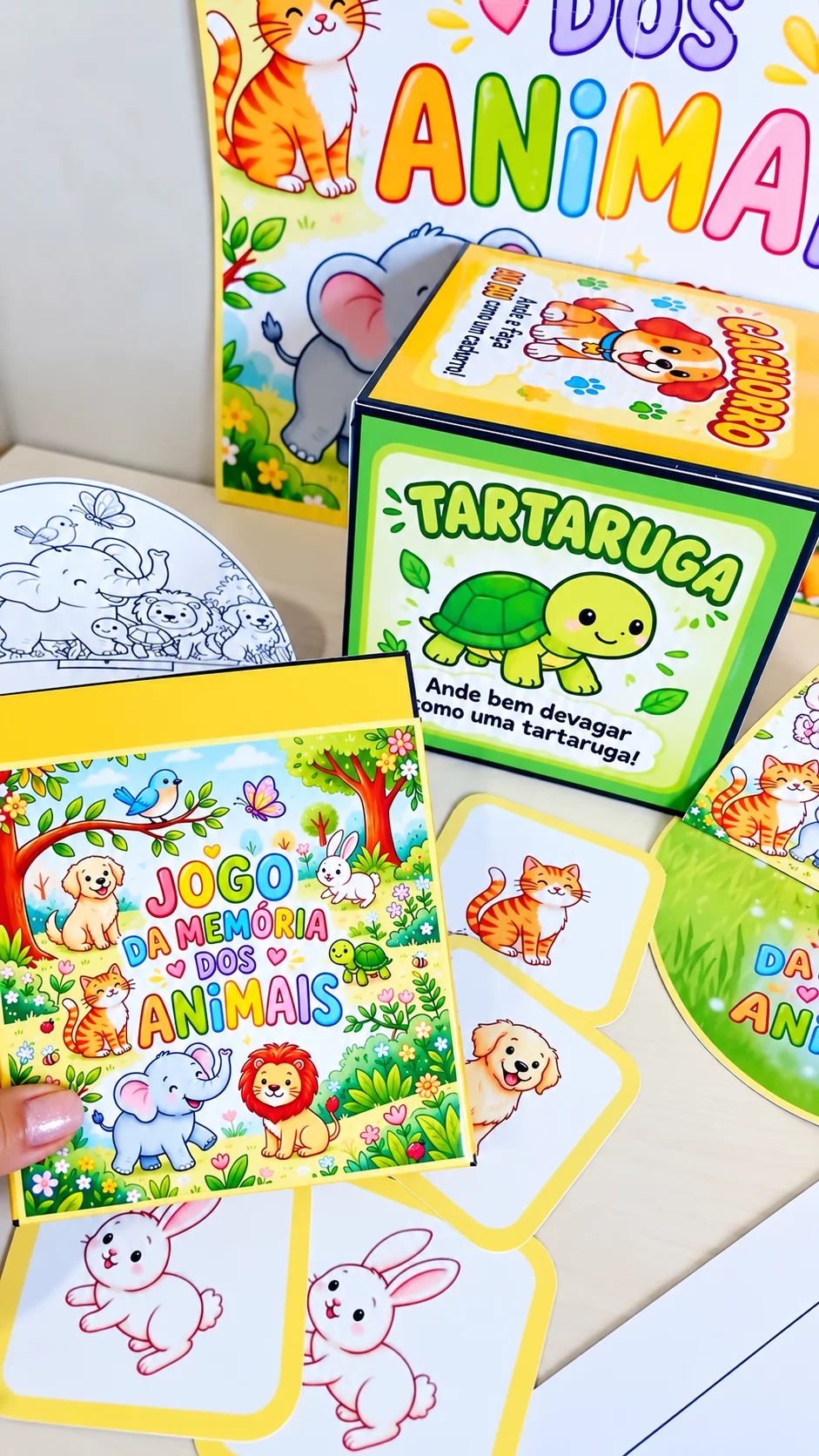 KIT DIA MUNDIAL DOS ANIMAIS – CIÊNCIAS- ANOS INICIAIS — amostra 4: Com o Kit Dia Mundial dos Animais , as crianças exploram…