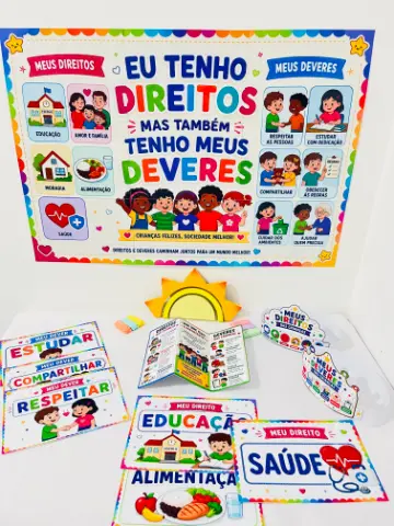 Kit Direitos e Deveres das Crianças em PDF — capa do material