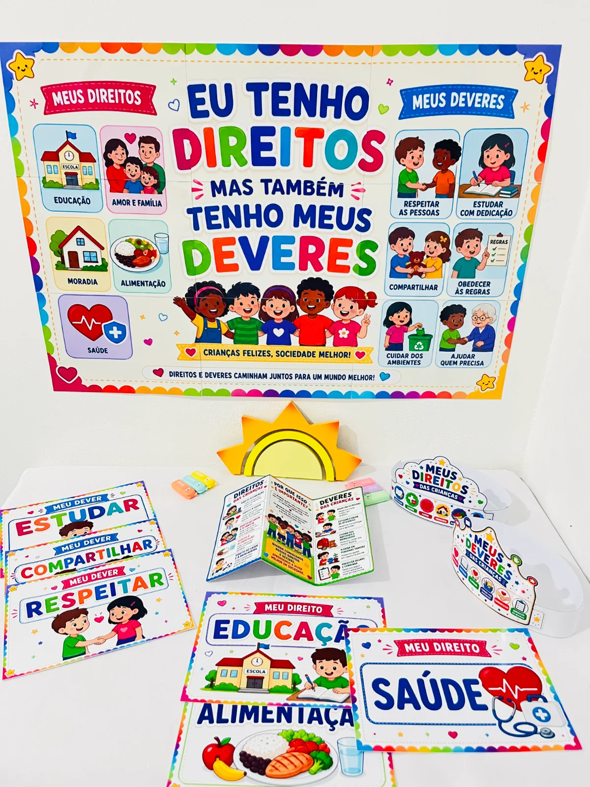 Kit Direitos e Deveres das Crianças — amostra 1: Trabalhe os direitos e deveres das crianças de forma lúdica e significativa