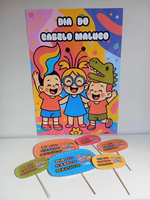 Kit do cabelo maluco — capa do material