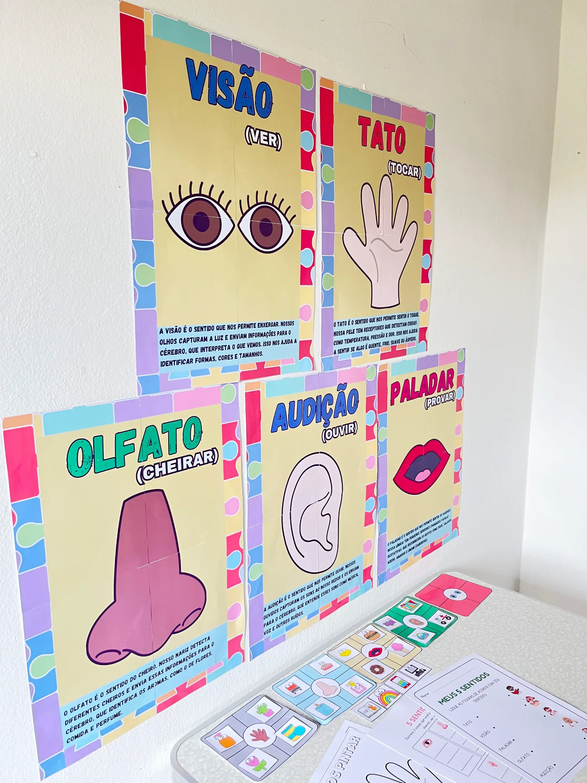 Kit Educacional 5 Sentidos : Educação Infantil — amostra 5: Transforme Suas Aulas com o Super Kit Educacional "Os 5 Sentidos"