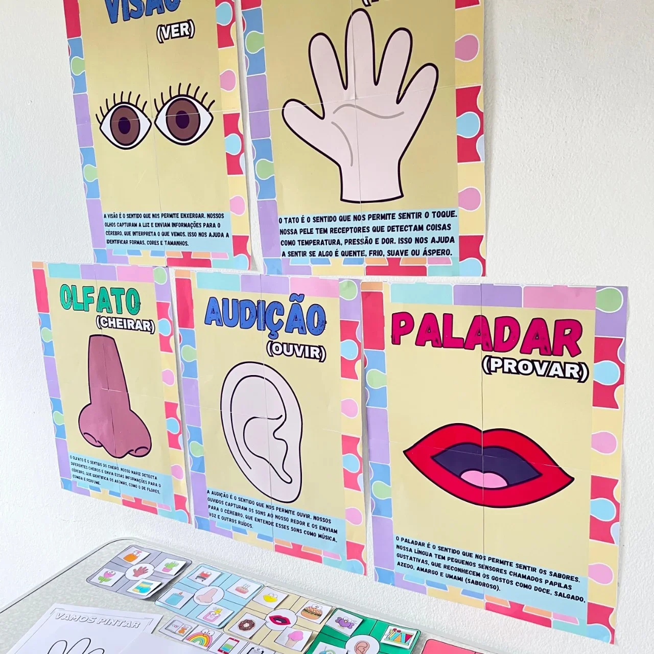 Kit Educacional 5 Sentidos : Educação Infantil — capa do material
