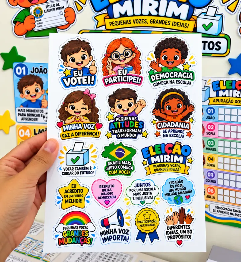 Kit Eleição Mirim | PDF Educação Infantil e 1° ao 5° Ano — amostra 4: A proposta é fazer a criança entender, participar e…