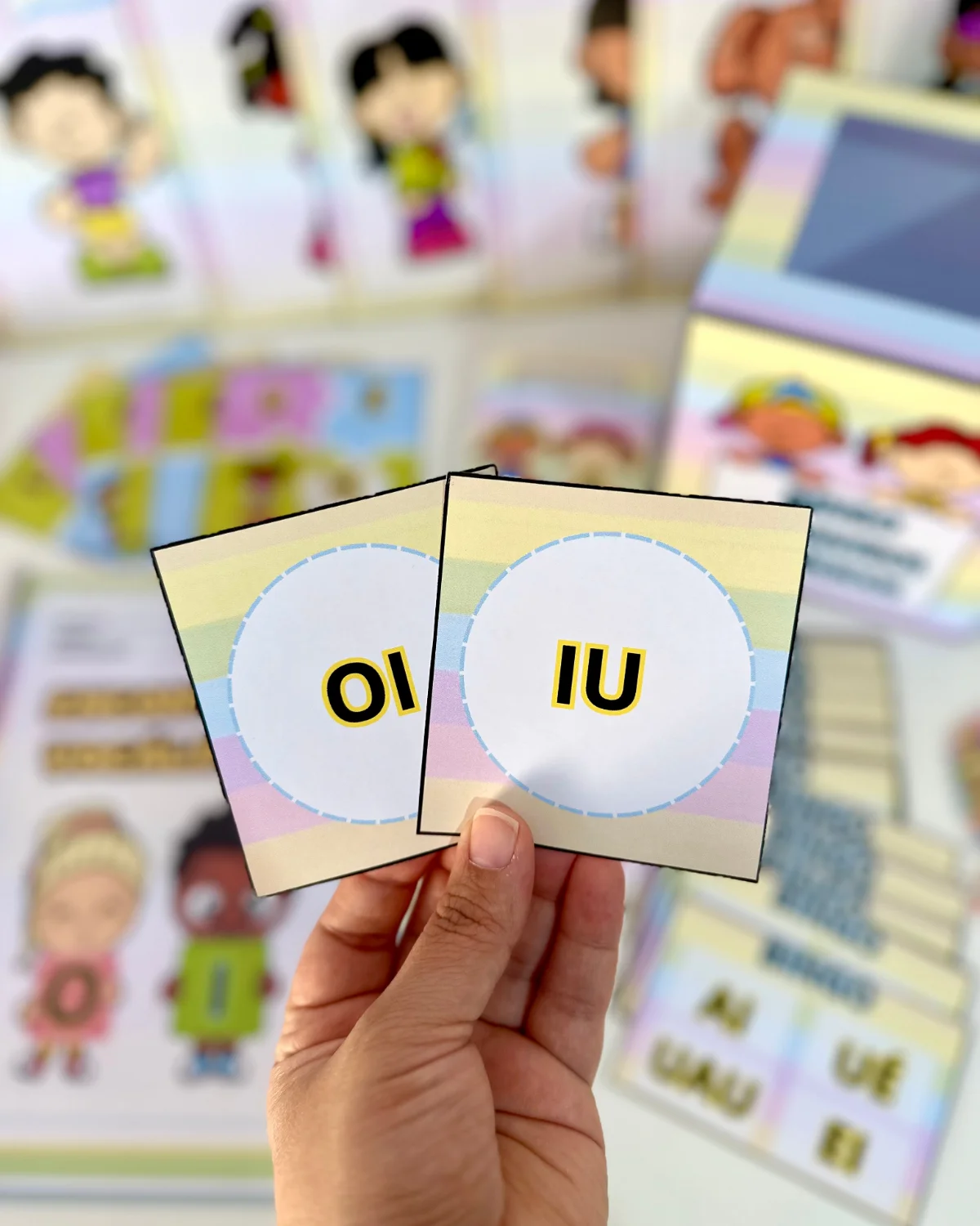 Kit Encontros Vocálicos Atividades de Alfabetização +Bingo Pedagógico — amostra 7: Kit Encontros Vocálicos para trabalhar o…