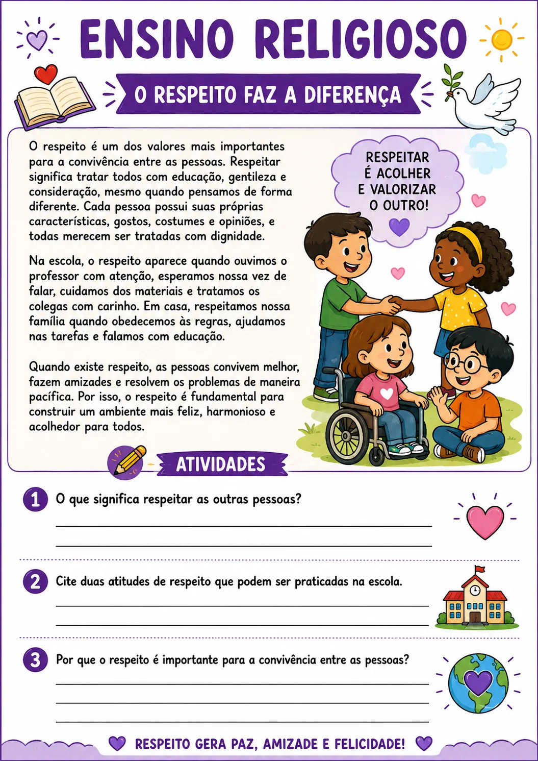 🌟📚 KIT ENSINO RELIGIOSO – 6 ATIVIDADES PARA O 3º ANO 📚🌟 — amostra 2: 🌟📚 KIT ENSINO RELIGIOSO – 6 ATIVIDADES PARA O 3º…