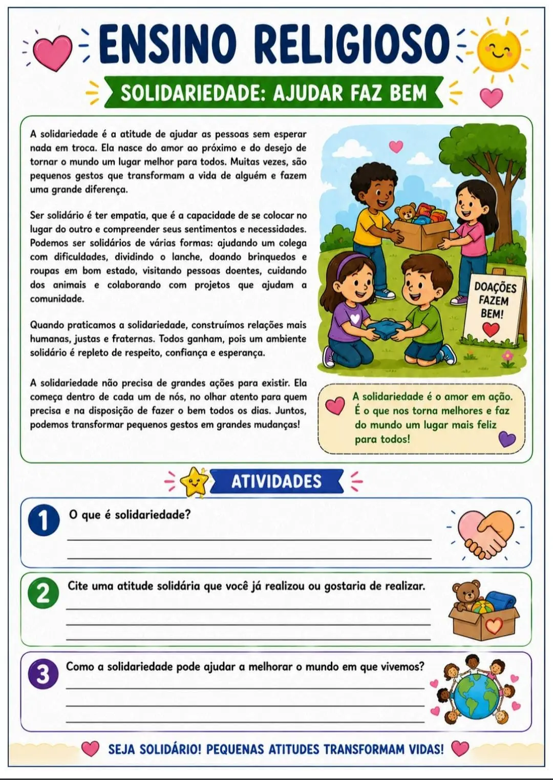 🌟📚 KIT ENSINO RELIGIOSO – 6 ATIVIDADES PARA O 3º ANO 📚🌟 — amostra 3: 🌟📚 KIT ENSINO RELIGIOSO – 6 ATIVIDADES PARA O 3º…