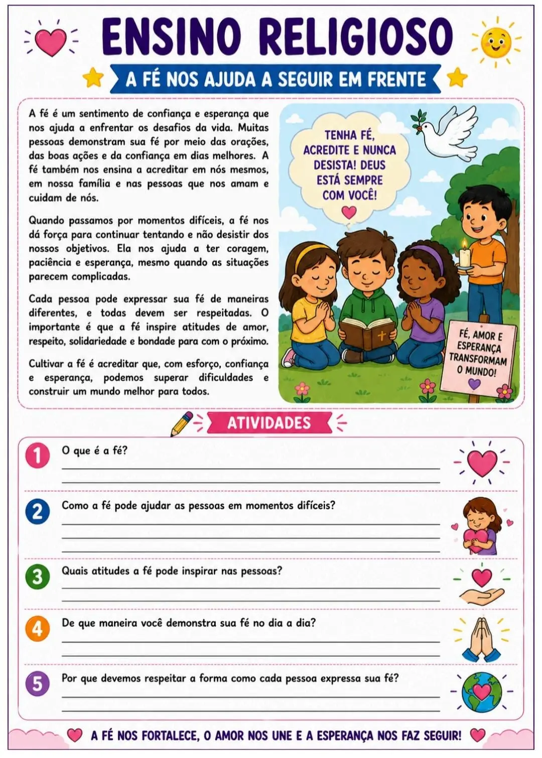 🌟📚 KIT ENSINO RELIGIOSO – 6 ATIVIDADES PARA O 3º ANO 📚🌟 — amostra 4: 🌟📚 KIT ENSINO RELIGIOSO – 6 ATIVIDADES PARA O 3º…