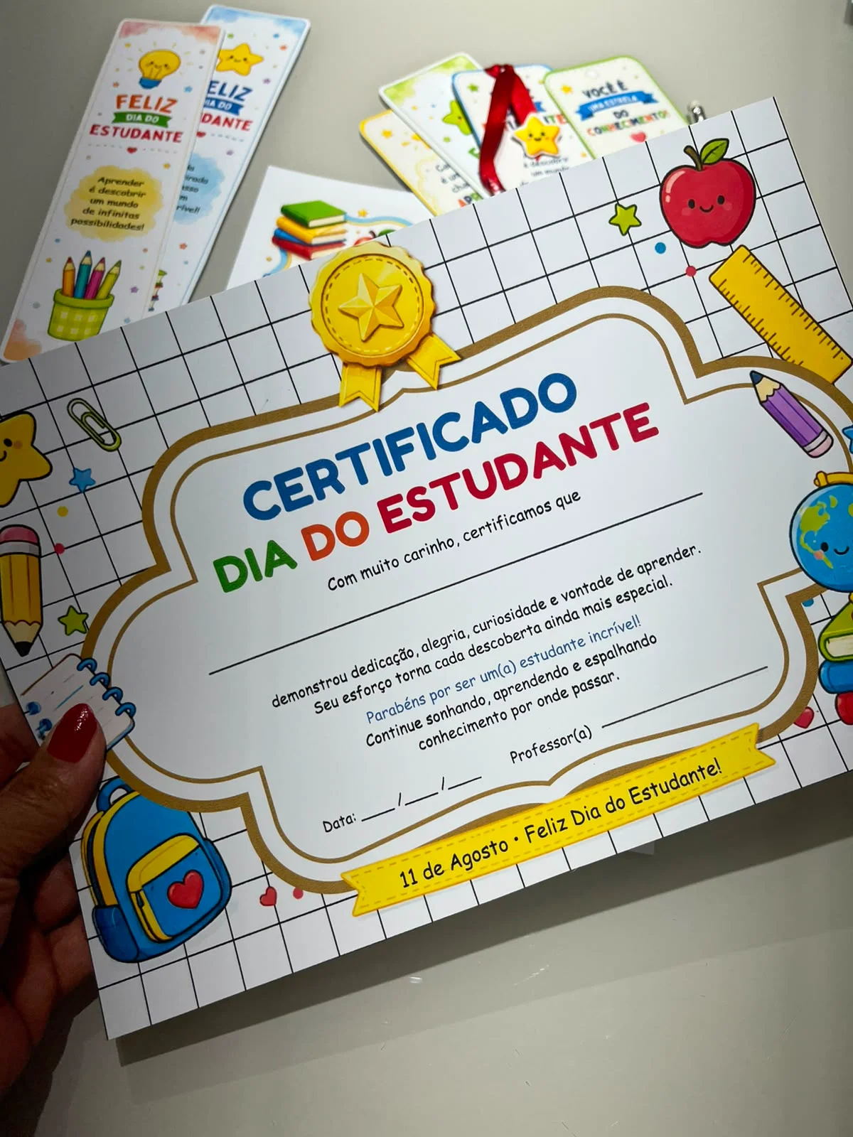 KIT ESPECIAL — FELIZ DIA DO ESTUDANTE — amostra 4: Um kit preparado para tornar o Dia do Estudante ainda mais especial,…