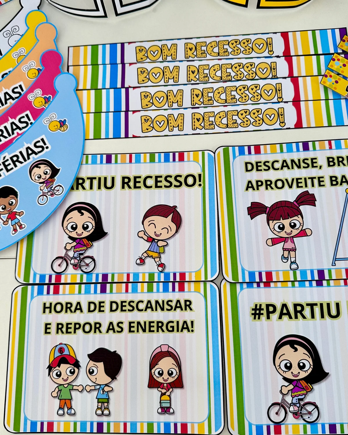 Kit Estou de Férias – Recursos Divertidos para o Recesso Escolar — amostra 1: Torne o período de férias mais divertido e…