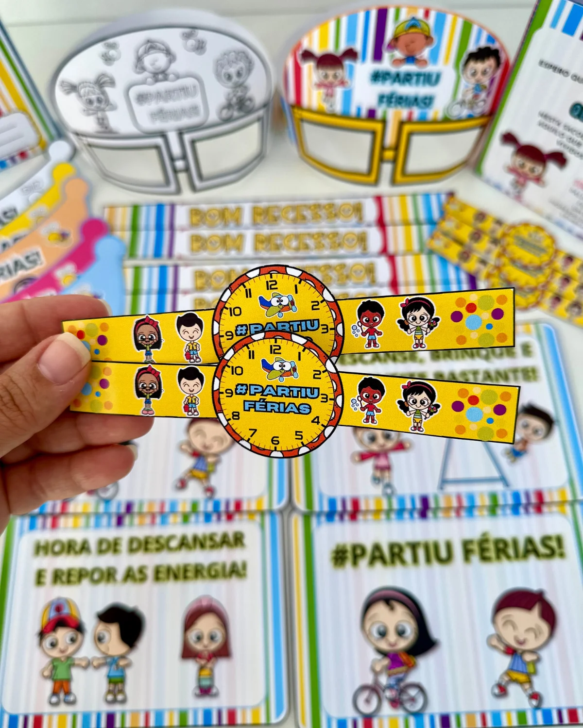 Kit Estou de Férias – Recursos Divertidos para o Recesso Escolar — amostra 5: Torne o período de férias mais divertido e…