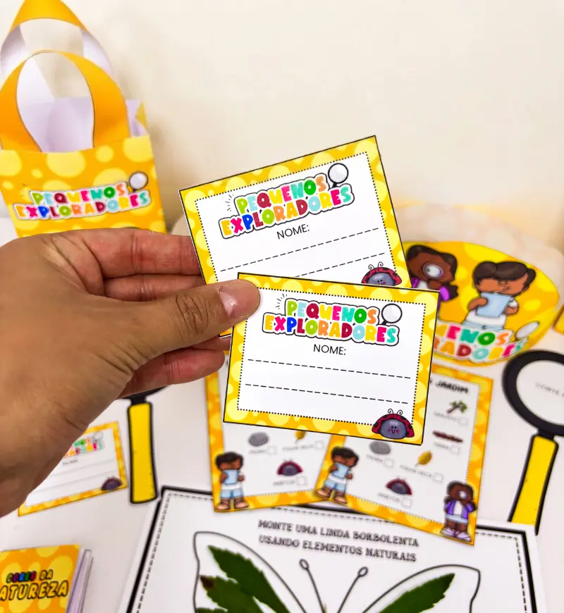 Kit Exploradores da Natureza: atividades para Educação Infantil — amostra 1: Explorar a natureza também é aprender brincando