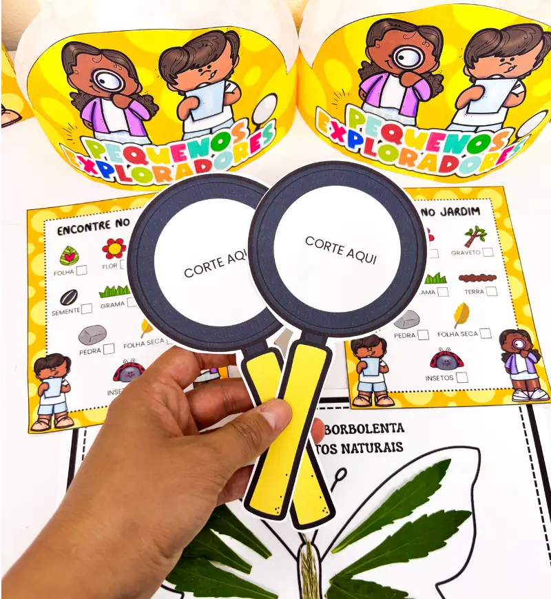 Kit Exploradores da Natureza: atividades para Educação Infantil — amostra 5: Estimule a observação e a criatividade na…