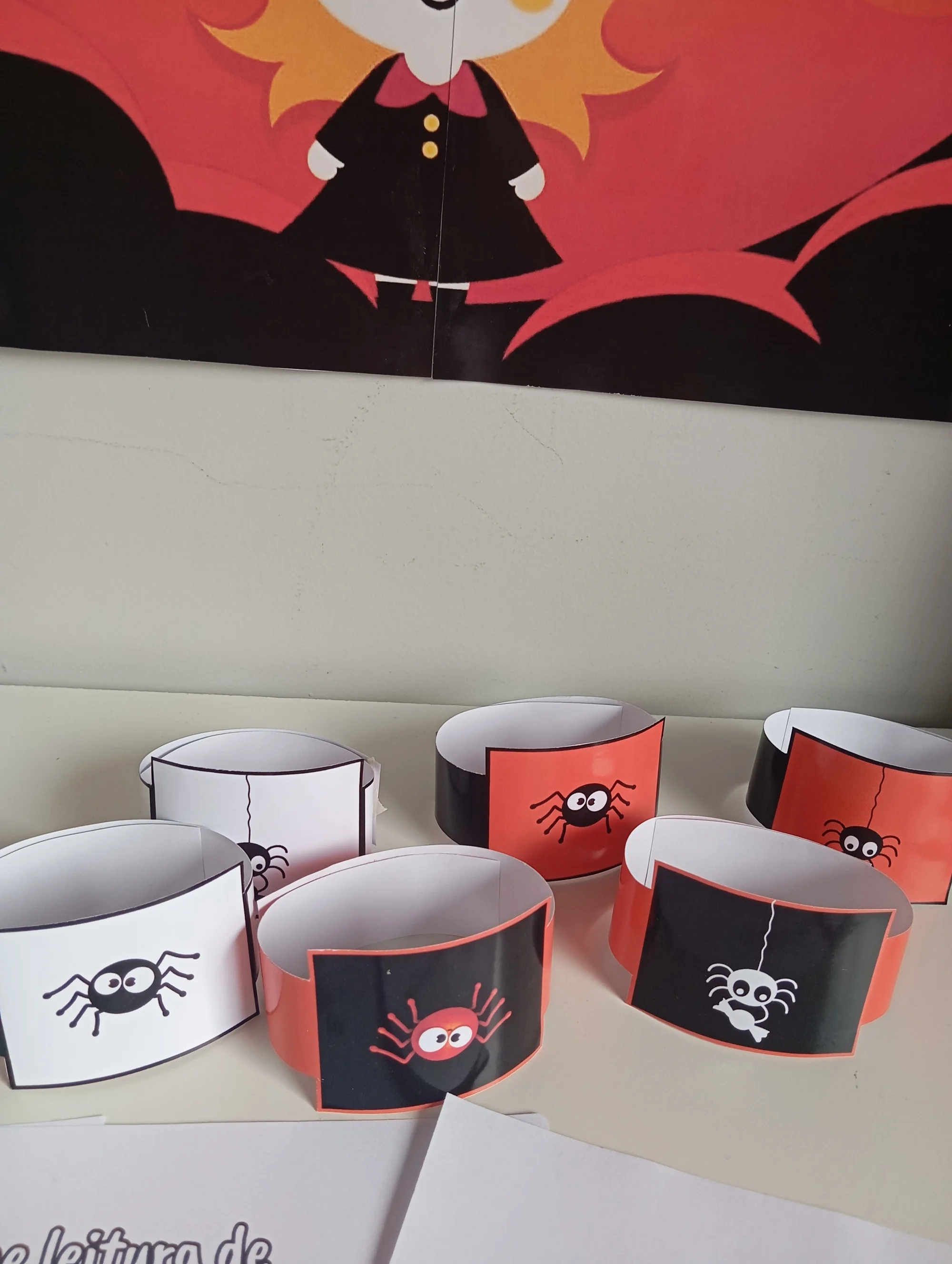 Kit Feliz Halloween com Painel, Atividades e Lembrancinhas — amostra 4: Kit Feliz Halloween para imprimir com painel…