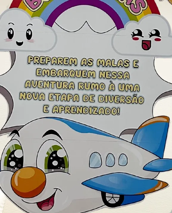 Kit Férias em PDF: Painel, Passaporte e Lembrancinha — amostra 1: Prepare uma despedida especial com painel ampliado,…