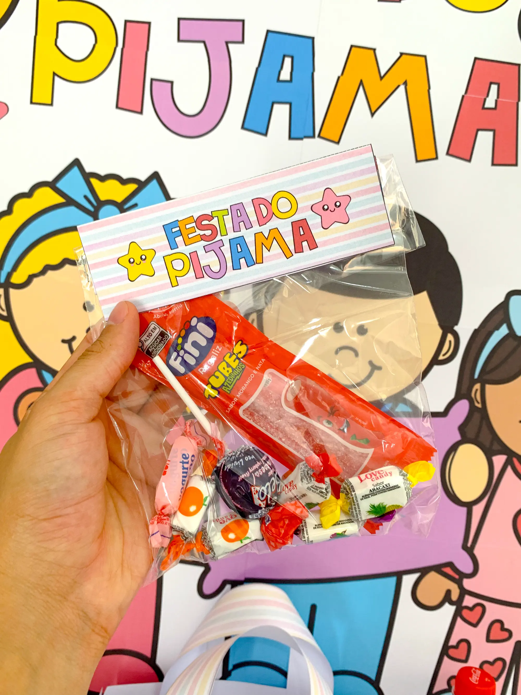 Kit Festa do Pijama – Decoração e Lembrancinhas — amostra 6: ✅ Plaquinhas divertidas para fotos 📸
