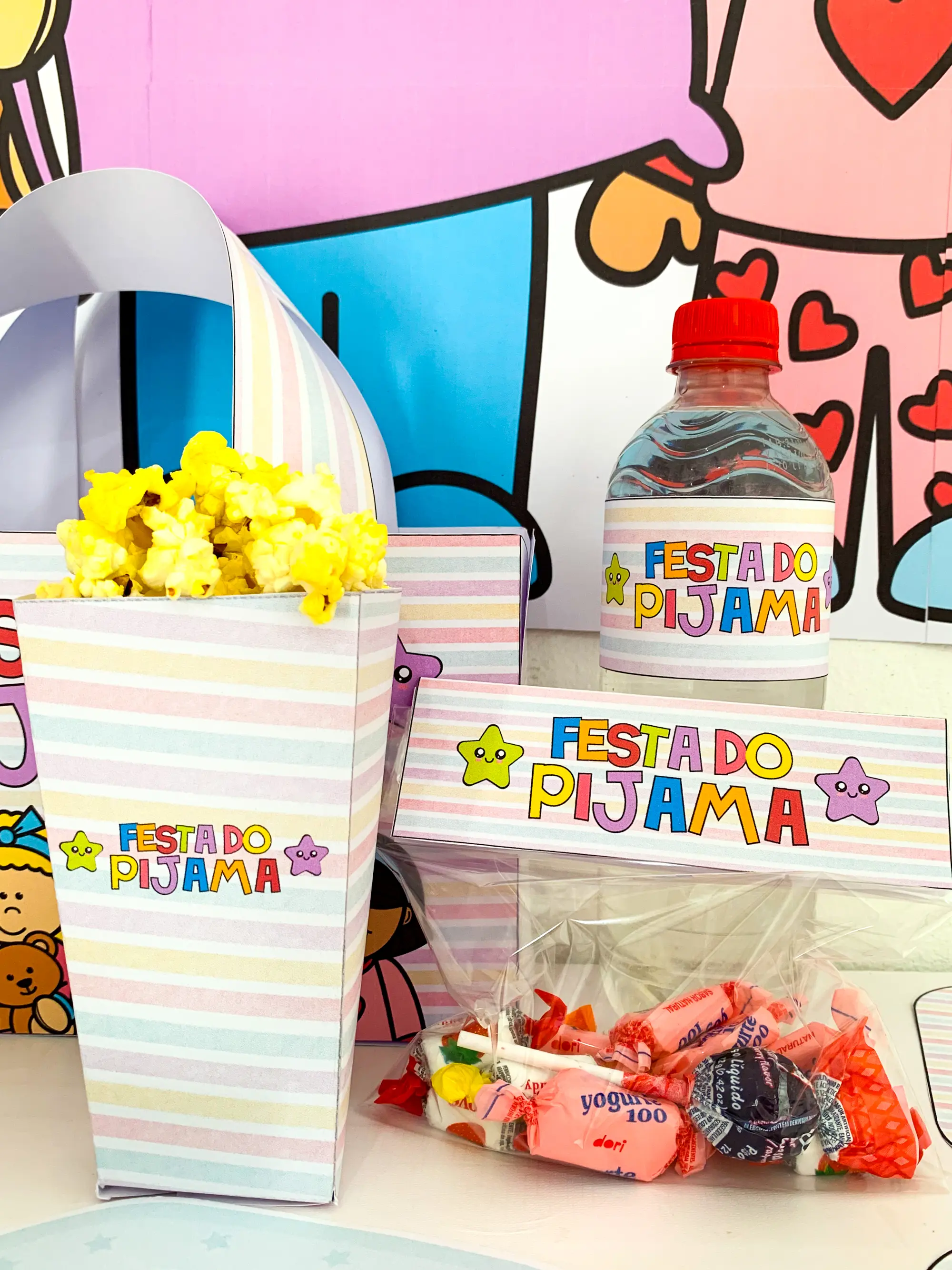 Kit Festa do Pijama – Decoração e Lembrancinhas — amostra 7: ✅ Pulseiras de entrada – exclusivas! ️