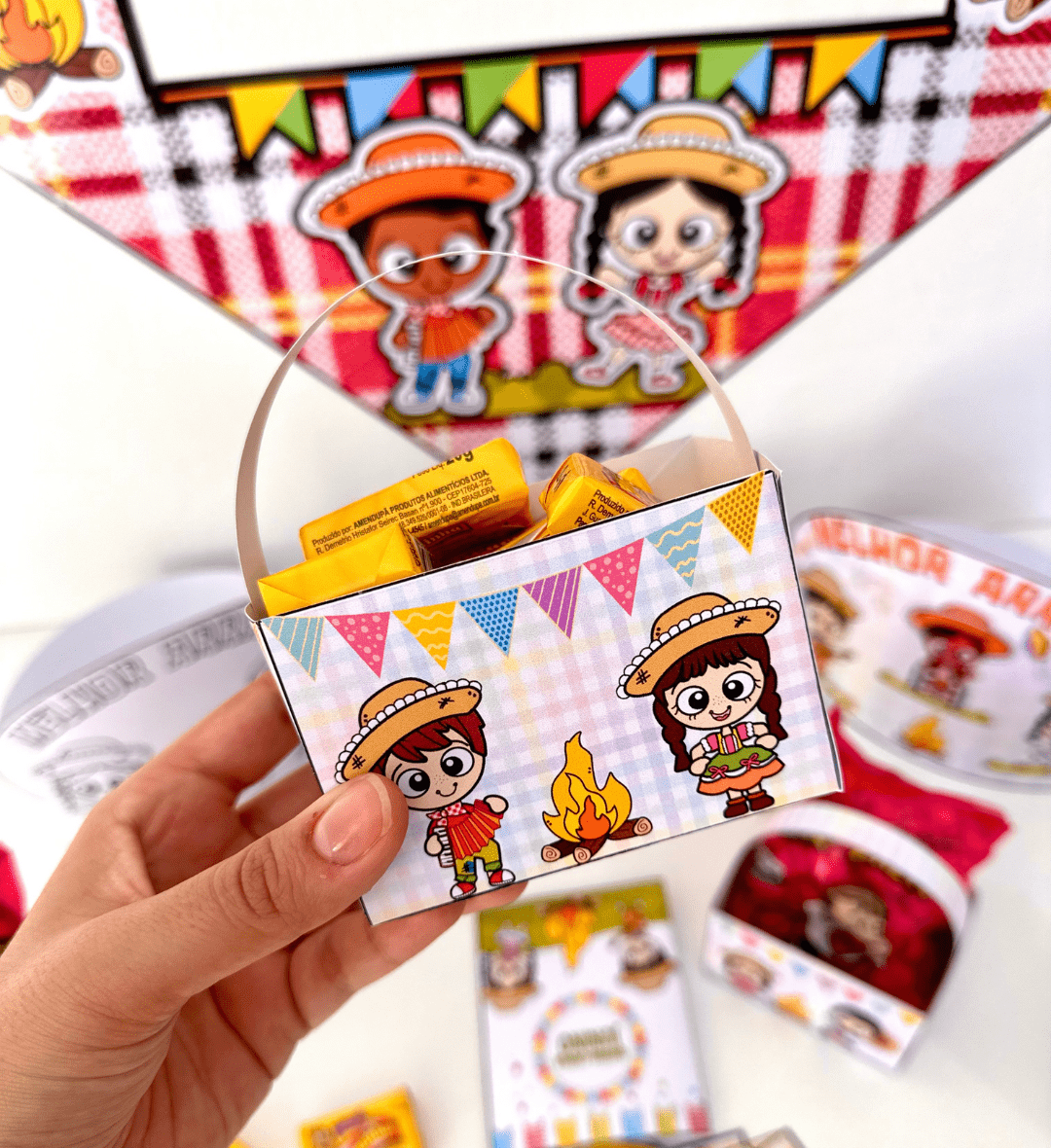 Kit Festa Junina 2 em PDF para Educação Infantil — amostra 1: Kit Festa Junina para Educação Infantil
