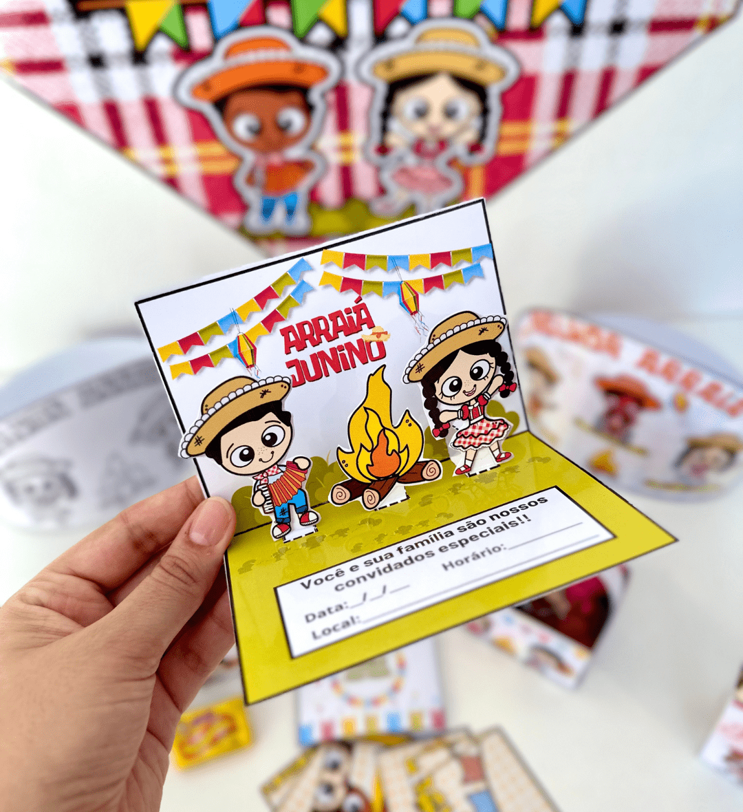 Kit Festa Junina 2 em PDF para Educação Infantil — amostra 5: Trabalhe a Festa Junina na Educação Infantil com um kit em…