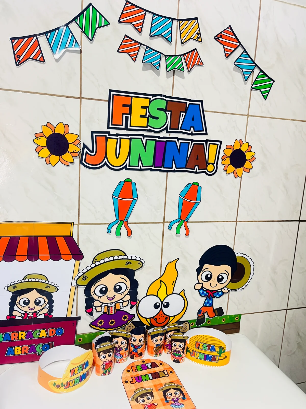 Kit Festa Junina Infantil – PDF para Imprimir — amostra 1: O que vem no material