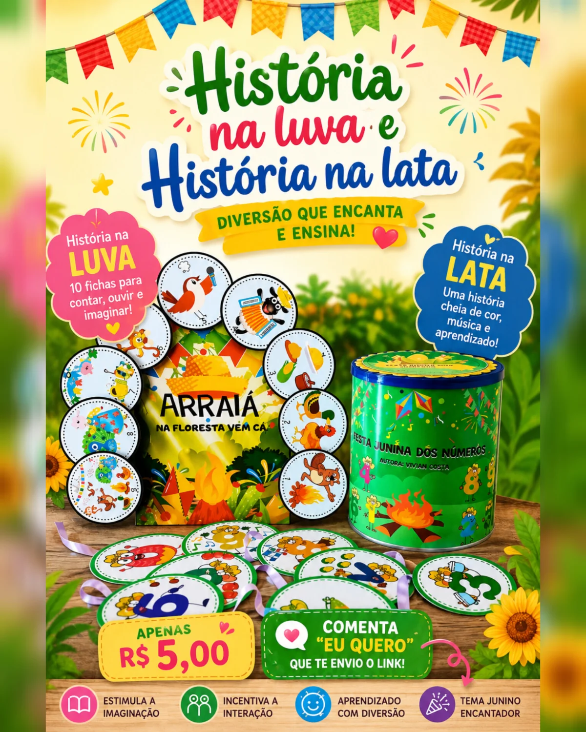 Kit festa junina — capa do material