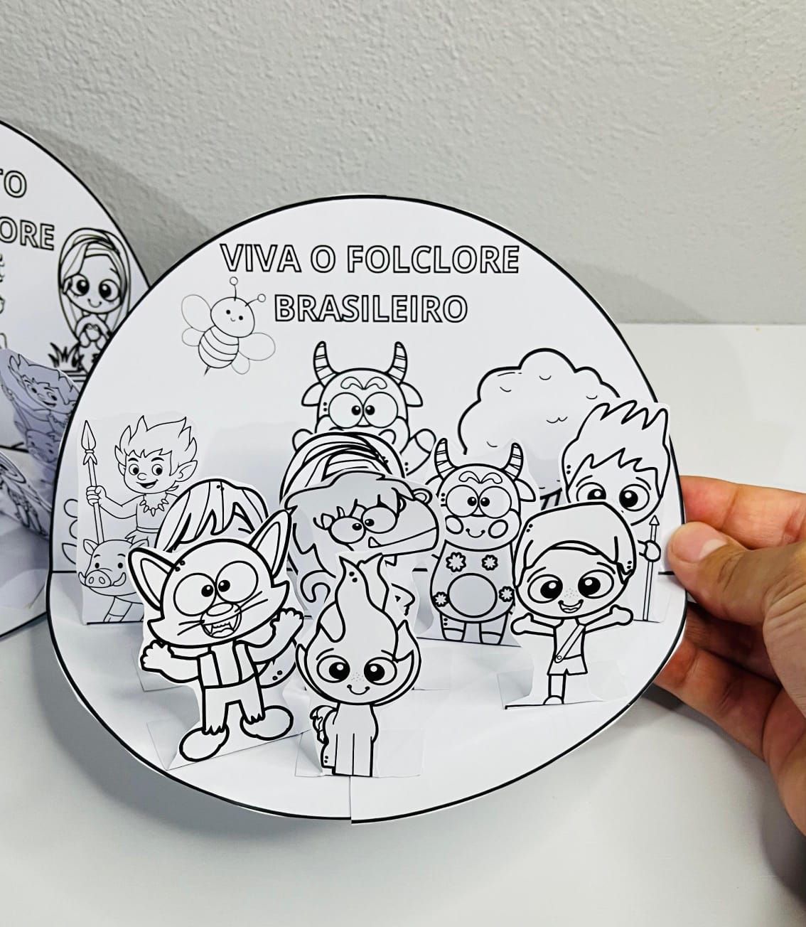 Kit Folclore 1 – Balancê, Bambolê e Cenário – PDF para Imprimir | Anos Iniciais e Alfabetização — amostra 5: Kit Folclore 1…