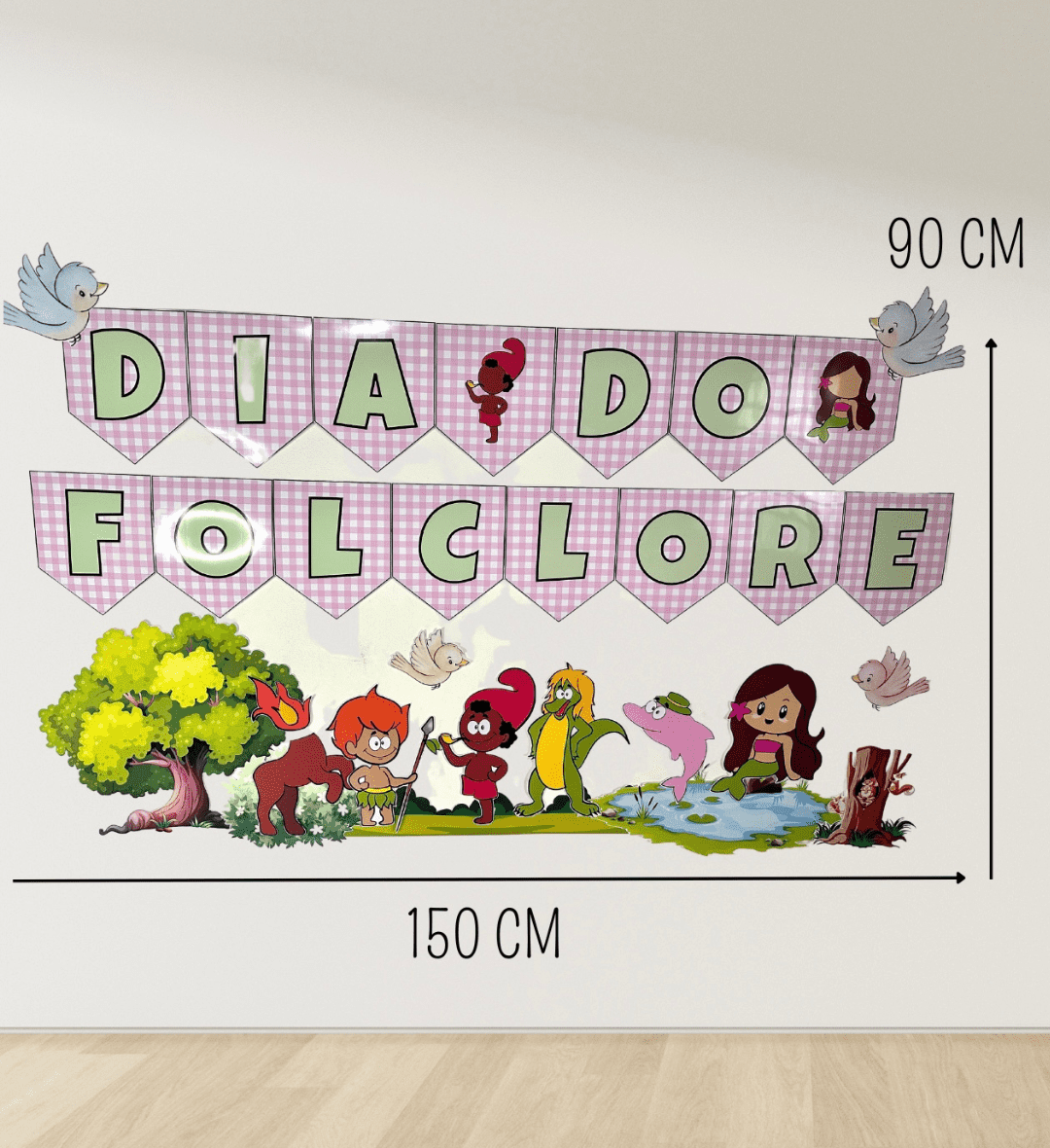 Kit Folclore em PDF para Educação Infantil e Anos Iniciais — amostra 7: Explore o folclore brasileiro com painel, livro 3D,…