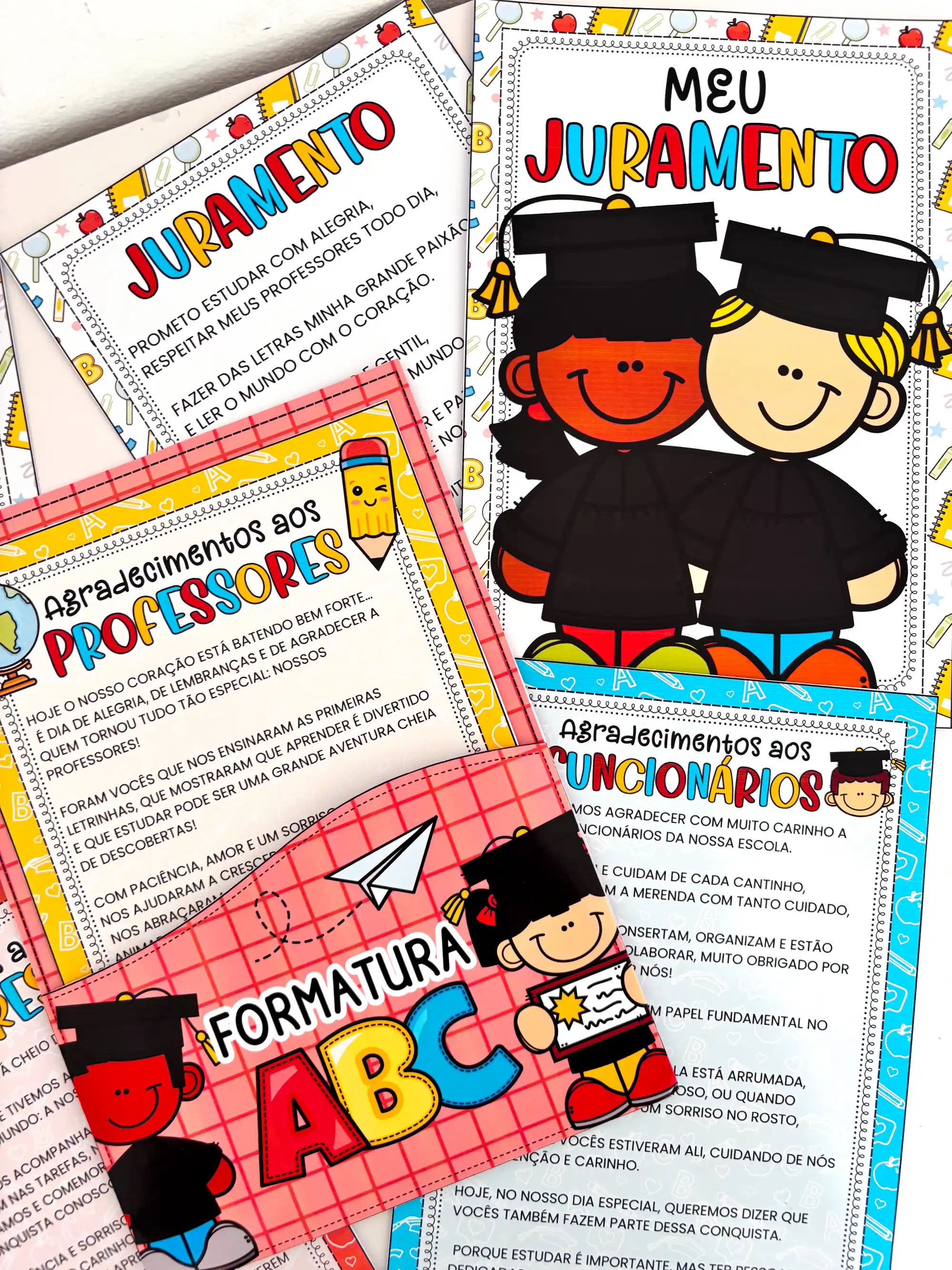 Kit Formatura ABC – Cerimonial em PDF para Imprimir — amostra 3: Organize uma linda formatura do ABC com este kit em PDF:… Kit Formatura ABC – Cerimonial em PDF para Imprimir — amostra 3: Organize uma linda formatura do ABC com este kit em PDF:…
