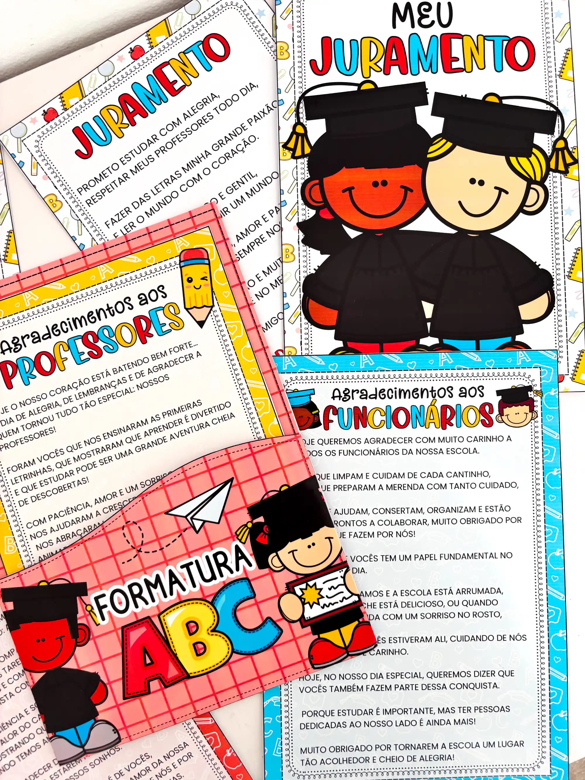 Kit Formatura ABC – Cerimonial em PDF para Imprimir — amostra 5: Organize uma linda formatura do ABC com este kit em PDF:… Kit Formatura ABC – Cerimonial em PDF para Imprimir — amostra 5: Organize uma linda formatura do ABC com este kit em PDF:…