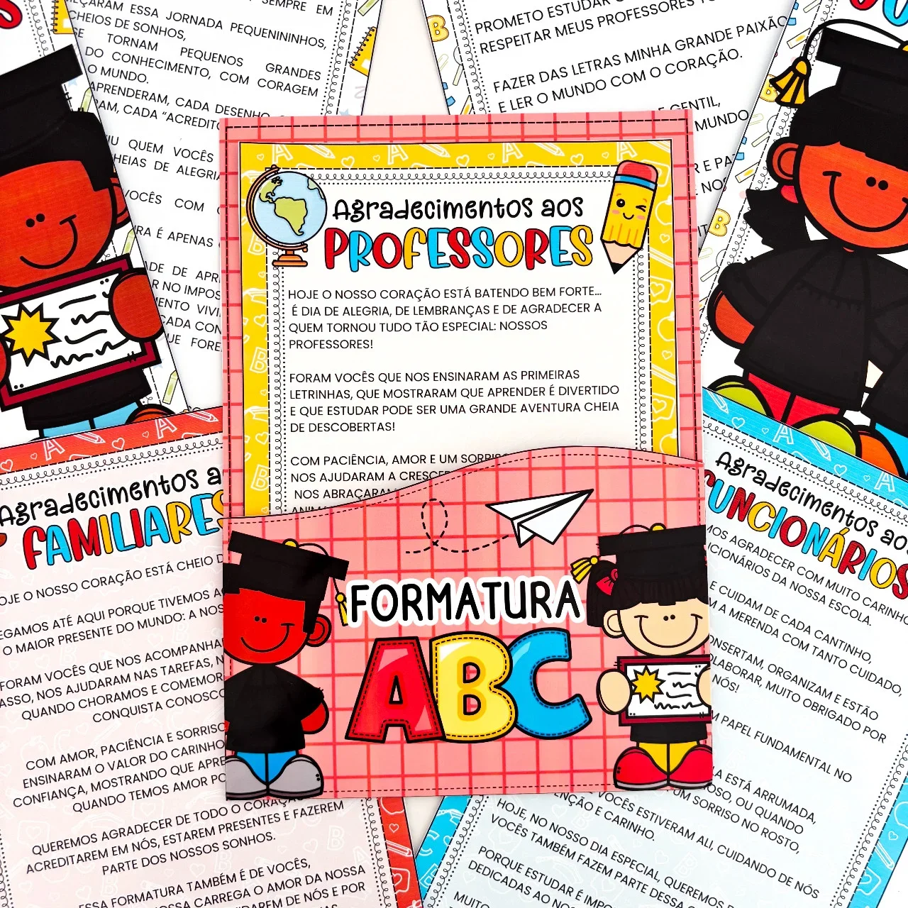 Kit Formatura ABC – Cerimonial em PDF para Imprimir — Datas comemorativas para Educação Infantil: Organize uma linda…
