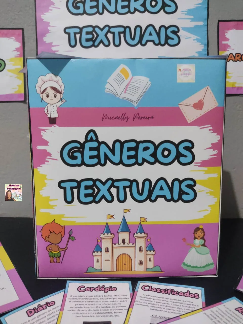Kit gêneros textuais – PDF para Imprimir — amostra 1: O que vem no material