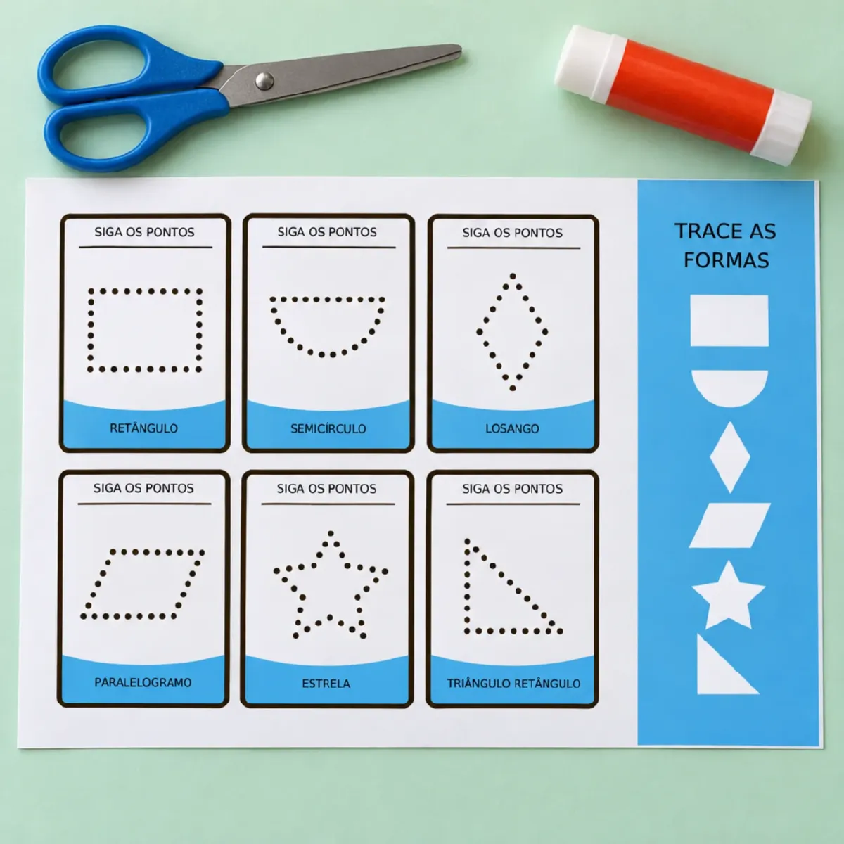 Kit Geometria Infantil: Lados, Traçados, formas geométricas — Matemática para Todas as séries: Recursos educativos com…
