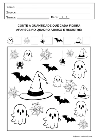 KIT HALLOWEEN – 10 ATIVIDADES LÚDICAS — amostra 1: Deixe o Halloween ainda mais divertido com um kit repleto de atividades…