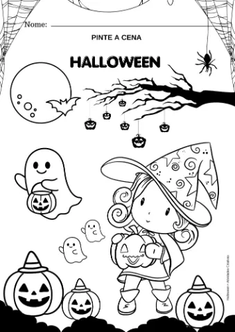KIT HALLOWEEN – 10 ATIVIDADES LÚDICAS — amostra 6: Deixe o Halloween ainda mais divertido com um kit repleto de atividades…