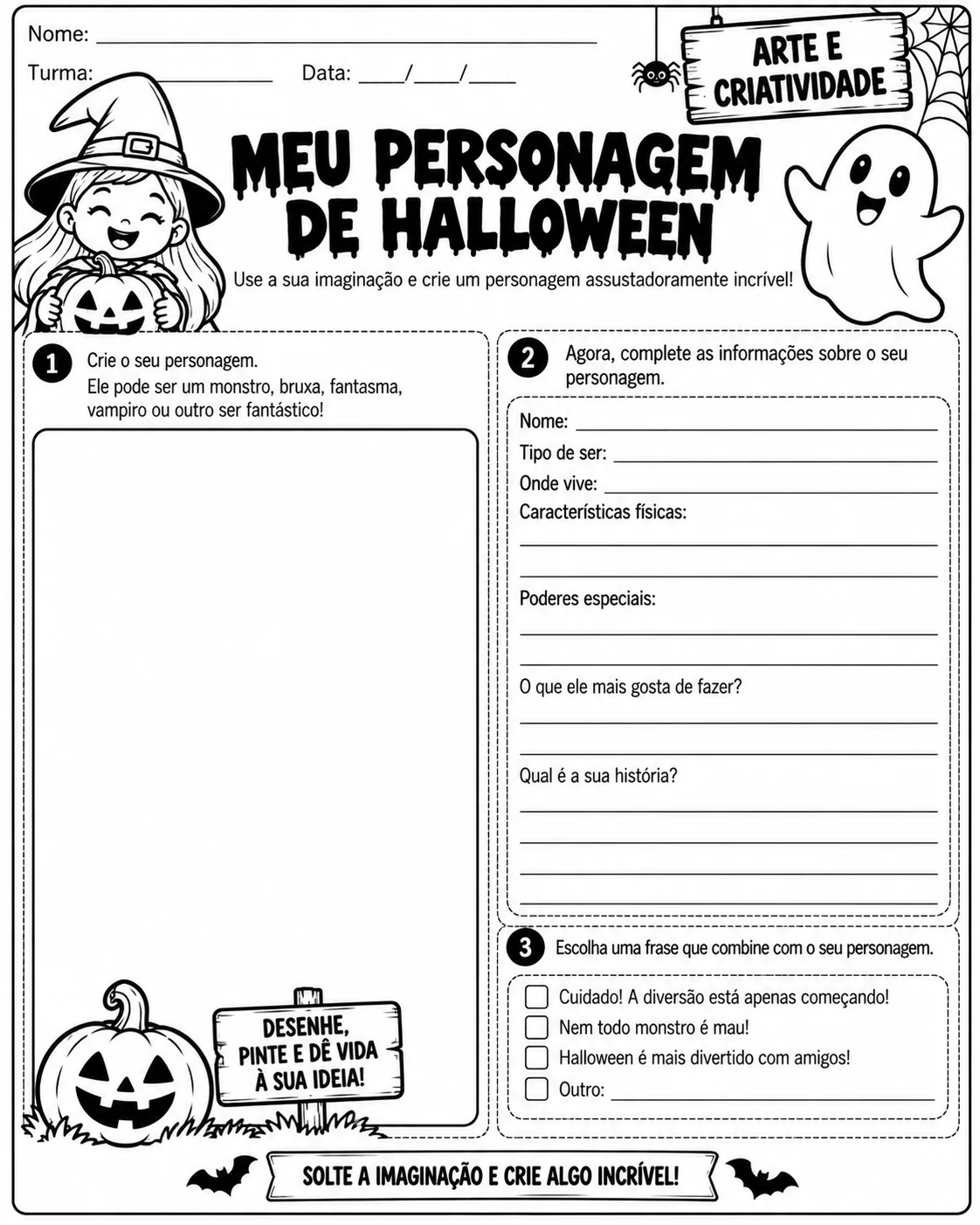 Kit Halloween 4º e 5º Ano – Atividades Pedagógicas para Imprimir — amostra 2: Formato e impressão Kit Halloween 4º e 5º Ano – Atividades Pedagógicas para Imprimir — amostra 2: Formato e impressão