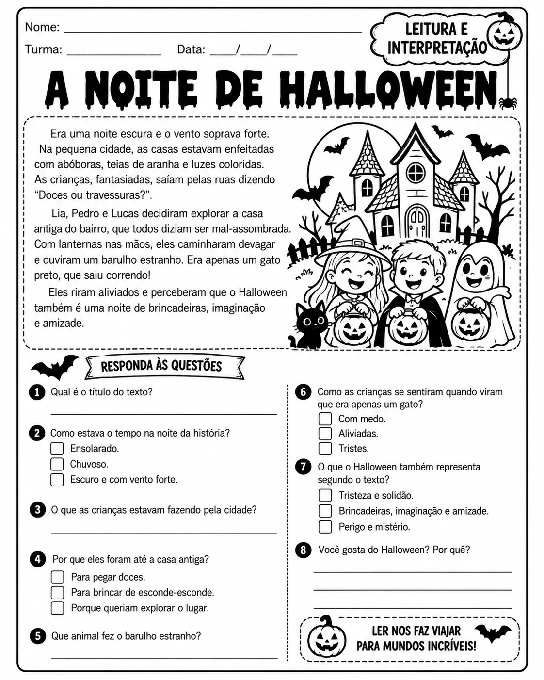 Kit Halloween 4º e 5º Ano – Atividades Pedagógicas para Imprimir — amostra 7: Kit Halloween com atividades de Português,… Kit Halloween 4º e 5º Ano – Atividades Pedagógicas para Imprimir — amostra 7: Kit Halloween com atividades de Português,…
