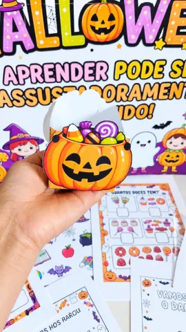 KIT HALLOWEEN — ALFABETIZAÇÃO ASSUSTADORAMENTE DIVERTIDA! 👻 — amostra 1: Material lúdico e temático para tornar o processo…