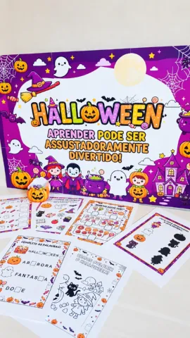 KIT HALLOWEEN — ALFABETIZAÇÃO ASSUSTADORAMENTE DIVERTIDA! 👻 — capa do material