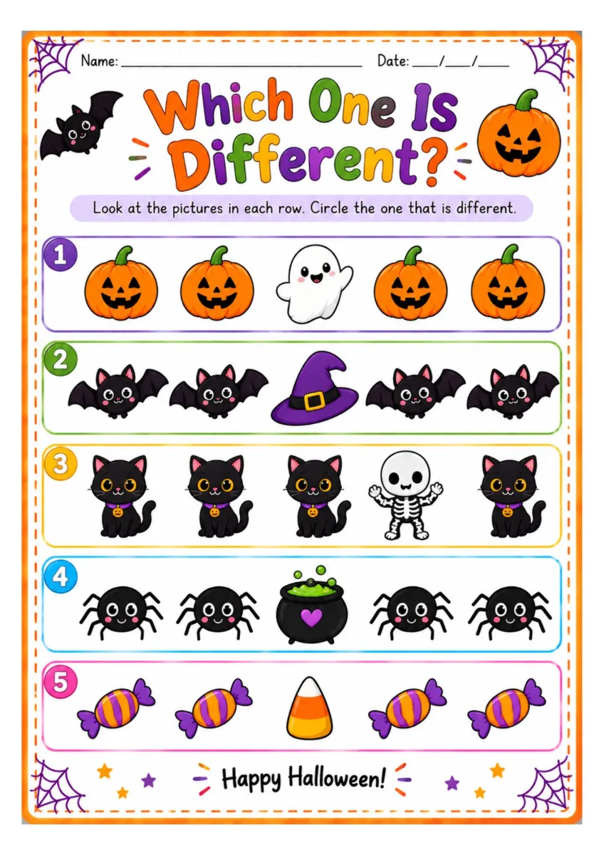 Kit Halloween Educação Infantil – Atividades Lúdicas — amostra 2: Kit de atividades de Halloween para Educação Infantil,…