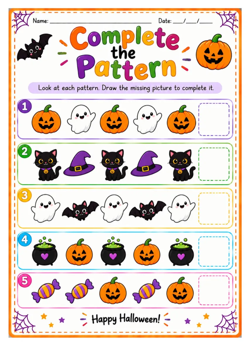 Kit Halloween Educação Infantil – Atividades Lúdicas — amostra 3: Kit de atividades de Halloween para Educação Infantil,…