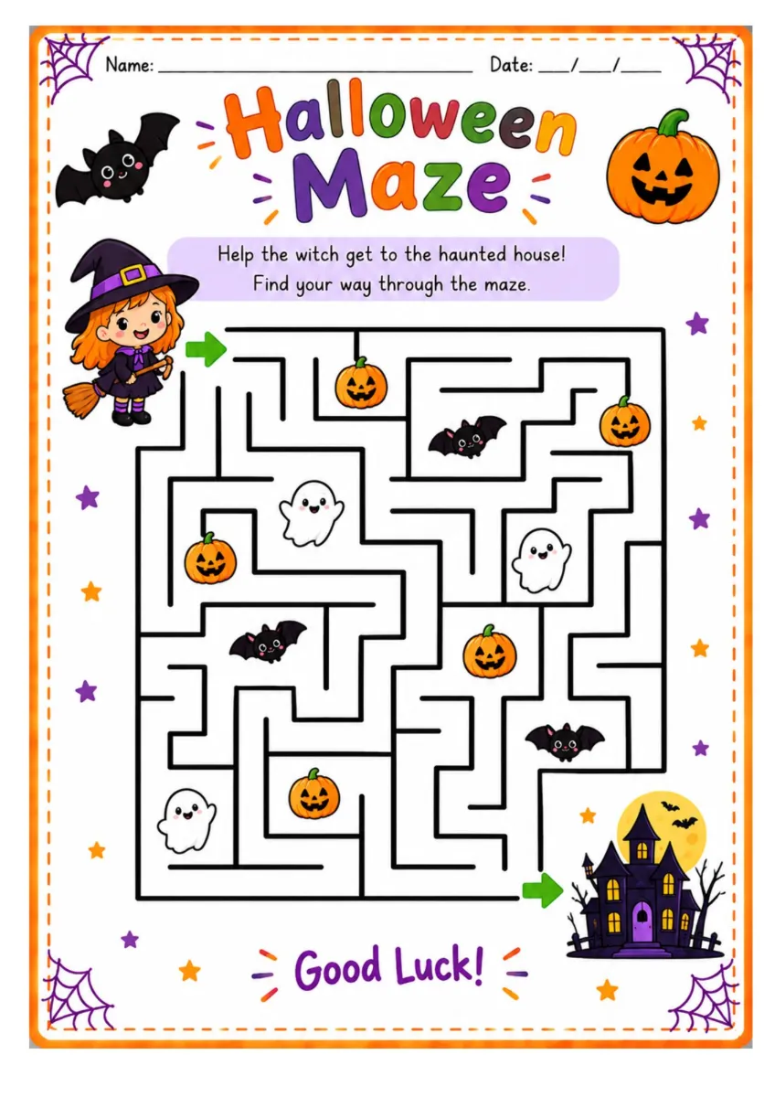 Kit Halloween Educação Infantil – Atividades Lúdicas — amostra 4: Kit de atividades de Halloween para Educação Infantil,…
