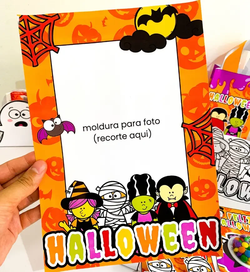 Kit Halloween em PDF Lembrancinhas e Atividades 1° ao 5° Ano — amostra 5: Kit Halloween em PDF com lembrancinhas e…
