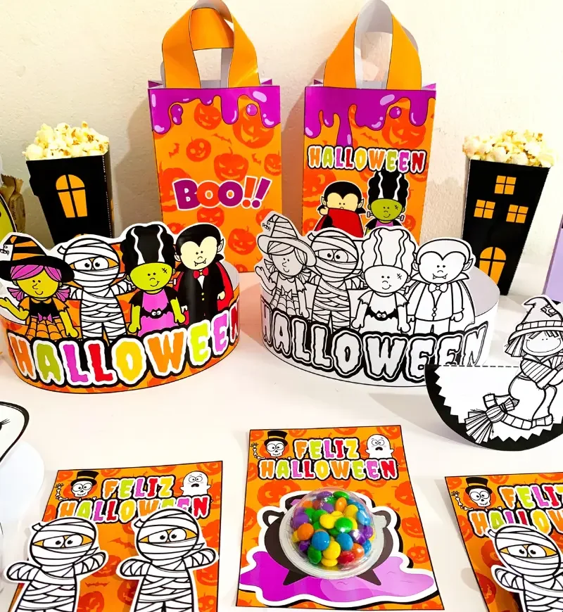 Kit Halloween em PDF Lembrancinhas e Atividades 1° ao 5° Ano — Datas comemorativas para Educação Infantil: Kit Halloween em…