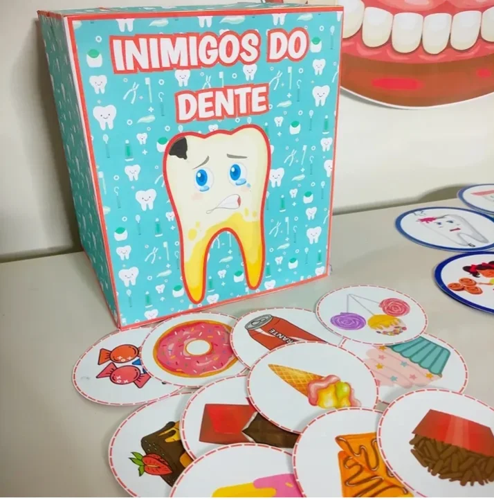 Kit Higiene Bucal — amostra 2: KIT HIGIENE BUCAL CONTÉM: 🪥 HISTÓRIA NA LUVA : HISTÓRIA DE DENTINHO - 11 folhas A4…