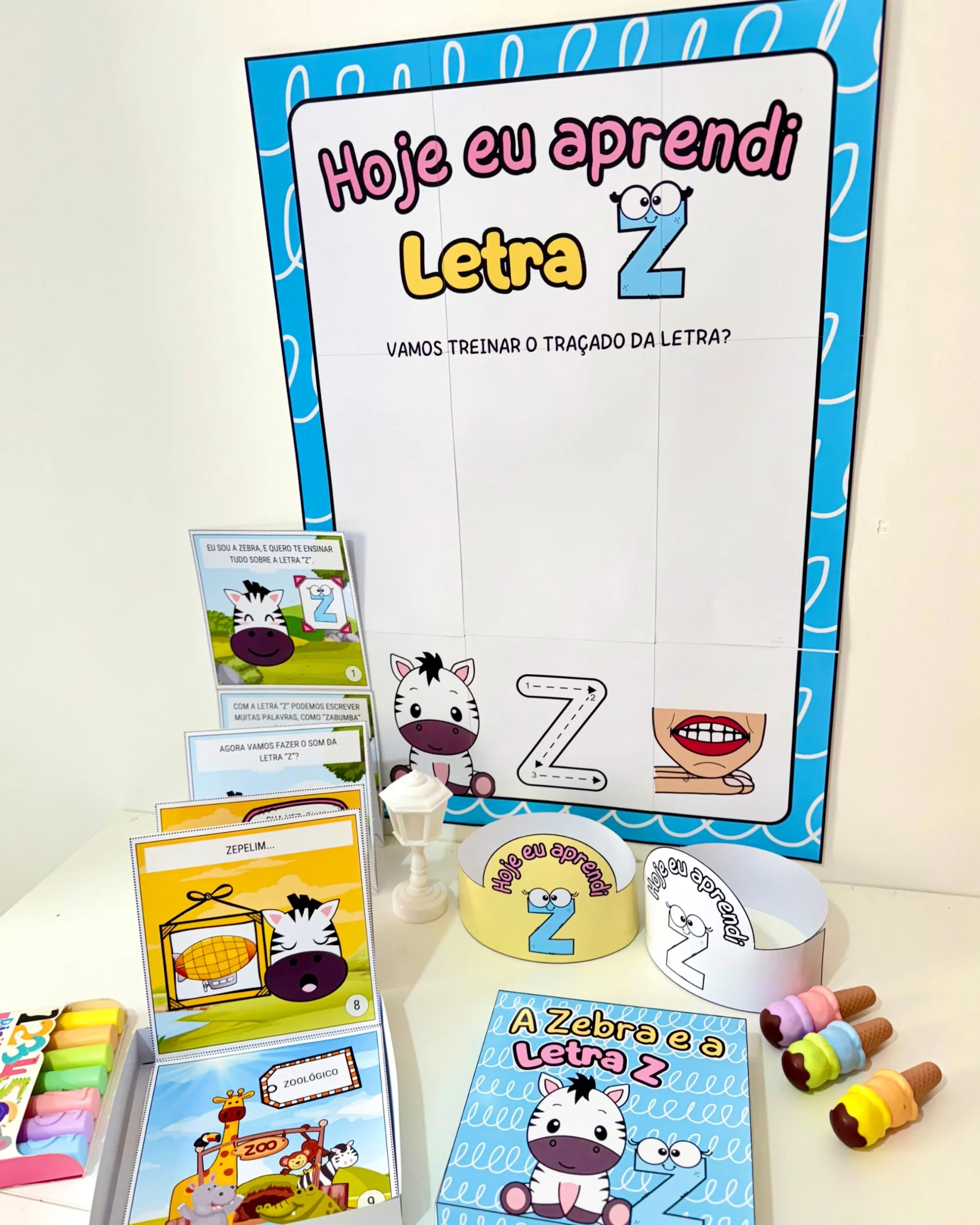 Kit História na Caixa e Cartaz Letra Z – Alfabetização — amostra 5: Torne o aprendizado da letra Z mais divertido, lúdico e…