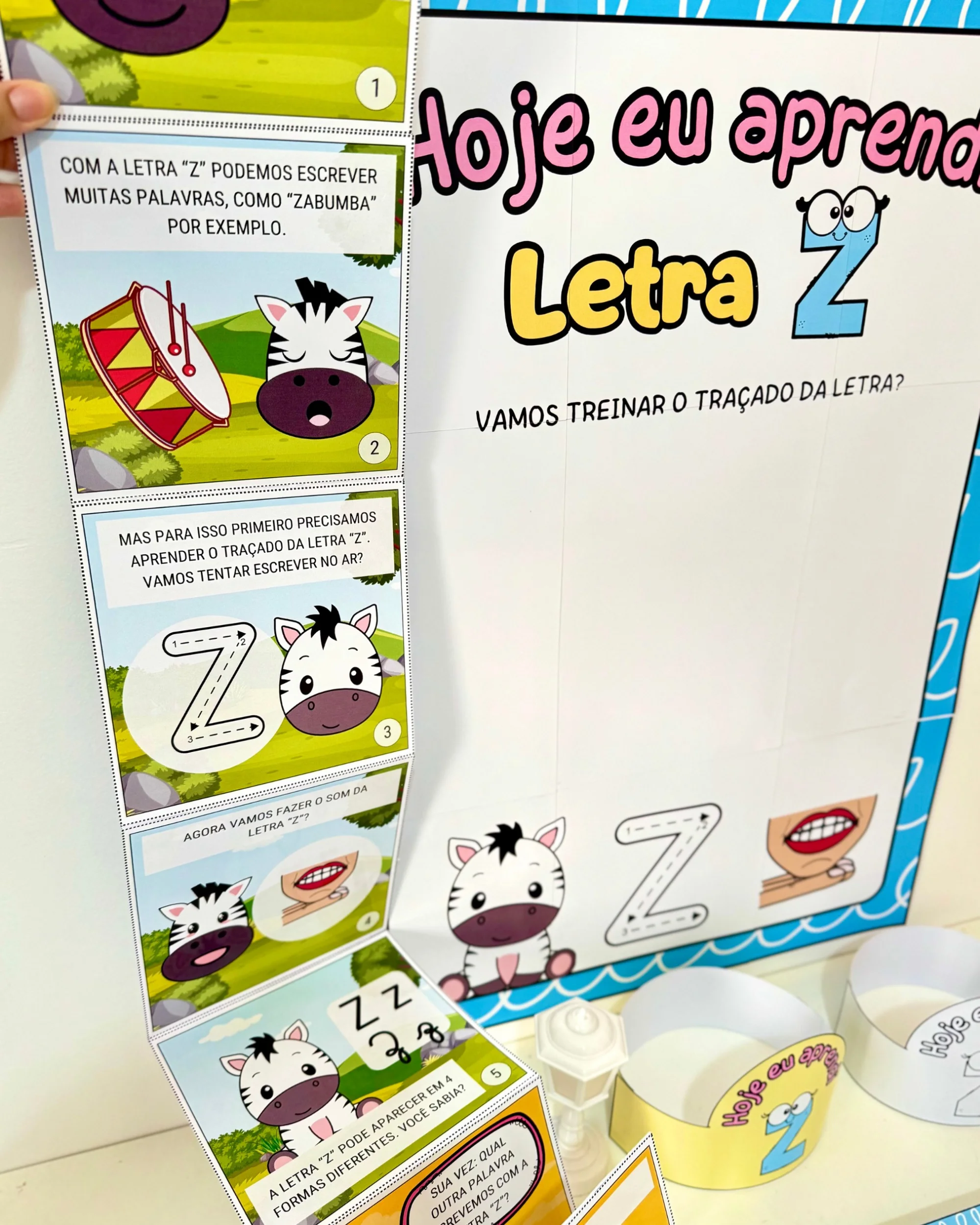 Kit História na Caixa e Cartaz Letra Z – Alfabetização — amostra 6: Torne o aprendizado da letra Z mais divertido, lúdico e…