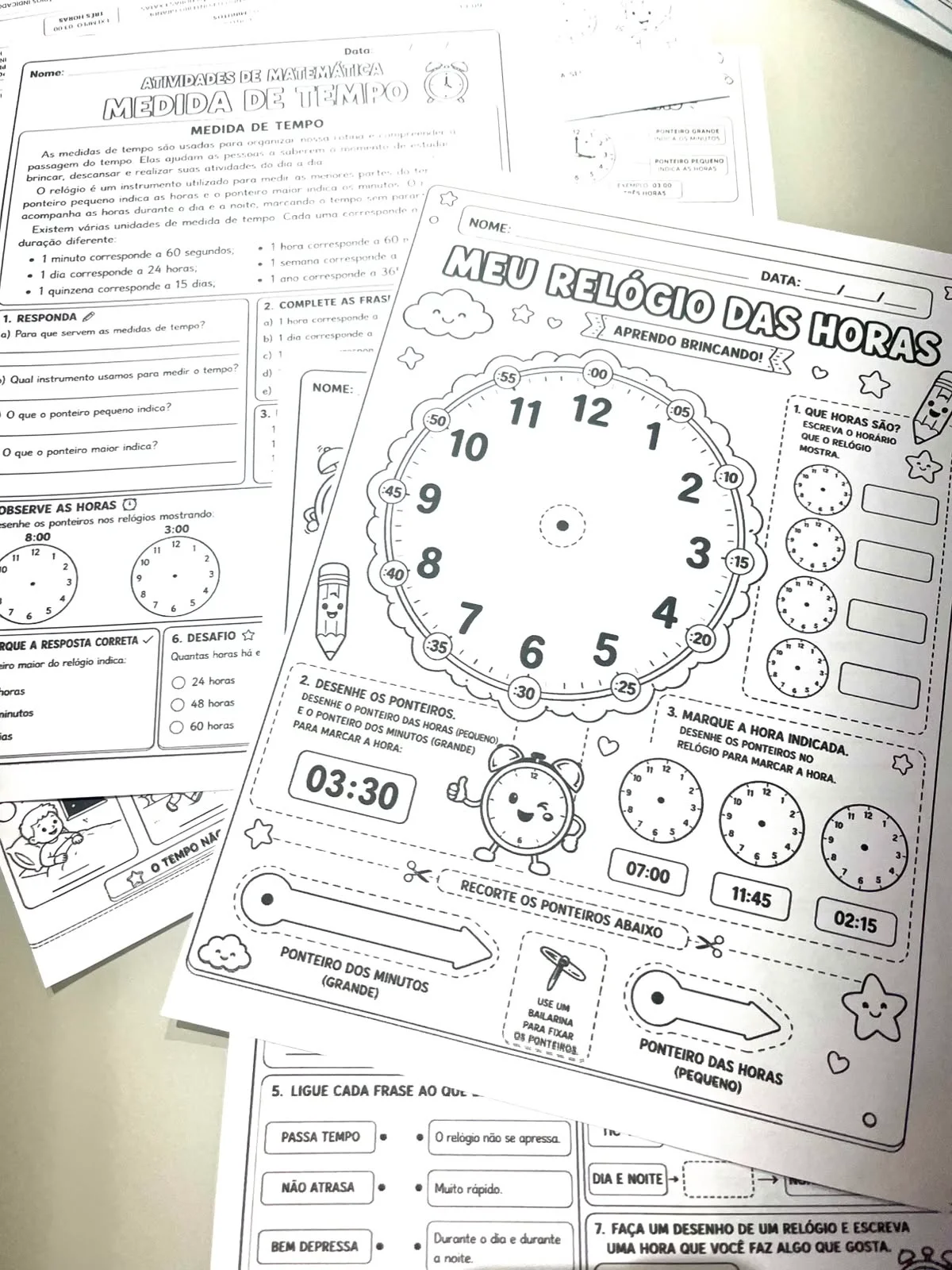 Kit hora certa MATEMÁTICA seus alunos aprendem de forma prática — amostra 6: SEUS ALUNOS AINDA CONFUNDEM AS HORAS NO RELÓGIO